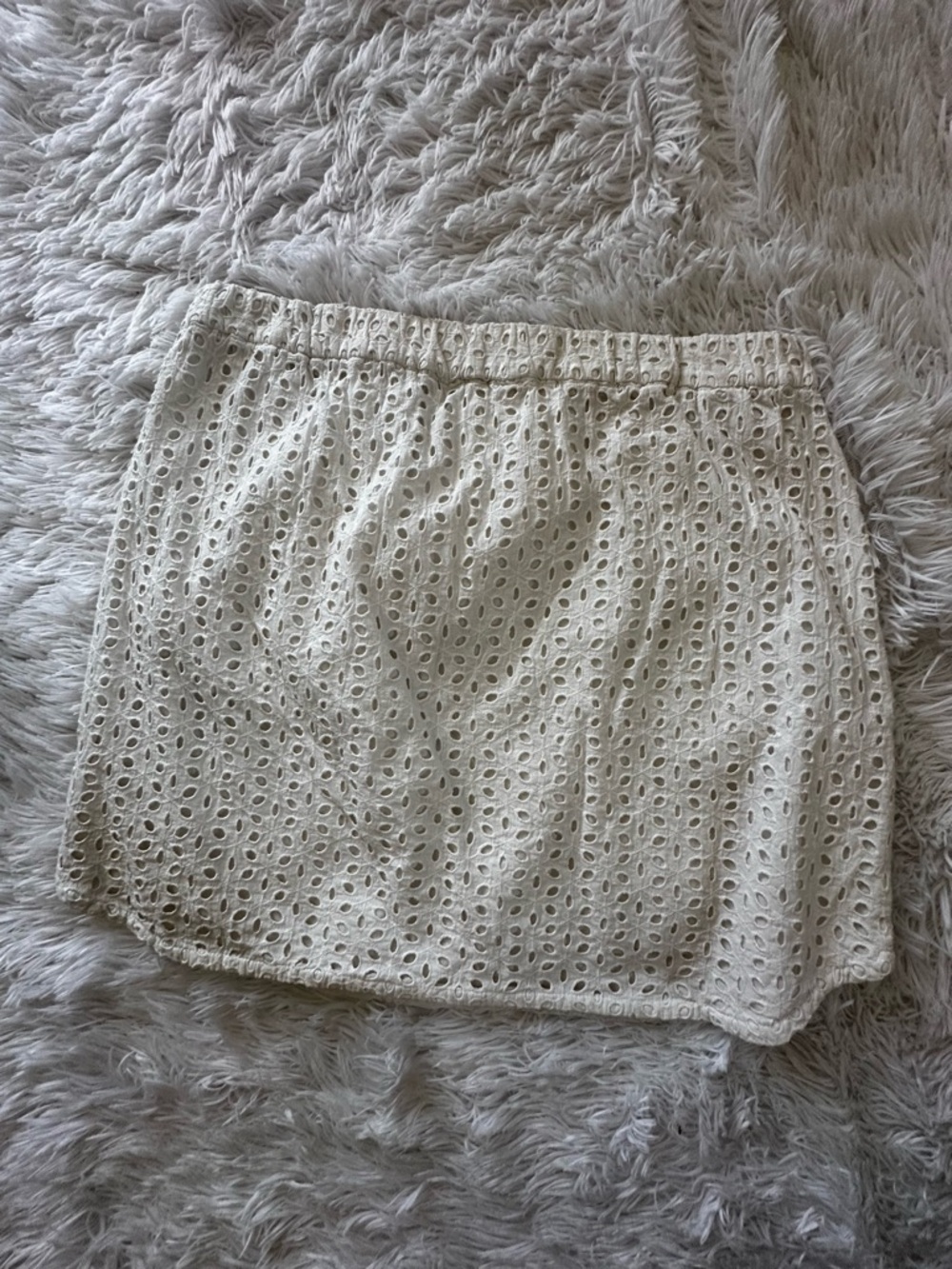 Peter Som Size M Eyelet Mini Skirt
